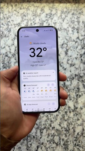 Google Weather app is updated