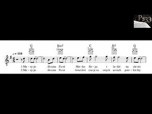 Maryjo śliczna Pani - nuty i akordy
