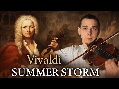 Vivaldi Summer Storm 🎻 Intense Violin Classical Music for Focus