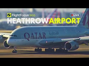 Heathrow Airport Live LHR - Thursday 17th April 2025