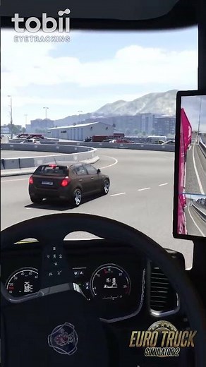 Trucker's Eye Tracking - トラックドライバーの目線をトラッキング (ETS2)