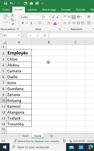 Créer un dossier pour chaque employé sur Excel #excelpro #formationexcel #excelpourdebutants #excel