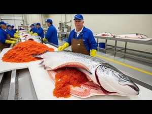 Inside the Largest Salmon Processing Plant — Filleting, Packaging & Retail