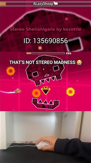 Stereo Shenanigans by kezottle — Stereo Madness got invaded 😭 #gd #geometrydash