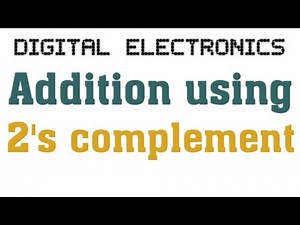 L14: Addition using 2's complement
