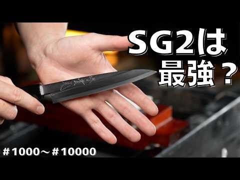 Best Grit for SG2 Steel? 1000–10000 Grit Test