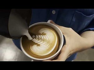 Latte Art Rosetta Tutorial