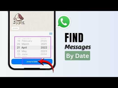 How to Find WhatsApp Messages by Date | Search Chat (2026)