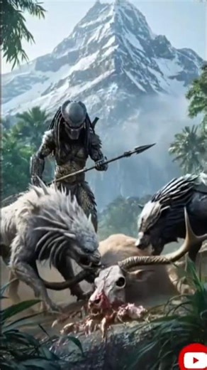 How the Predator Hunting to Deer #predator #scifi #junglehunter #yautja