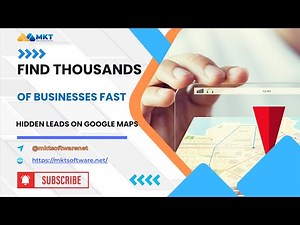Extract Hidden Data from Google Maps | Advanced Map Scraping Tutorial | MKT Software