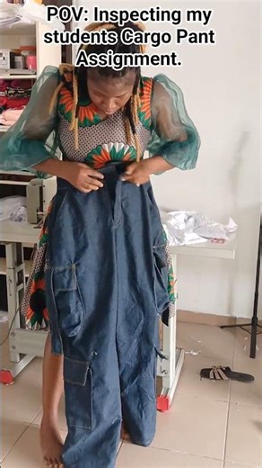 Cargo Pant with Jeans Material: Assignment inspection