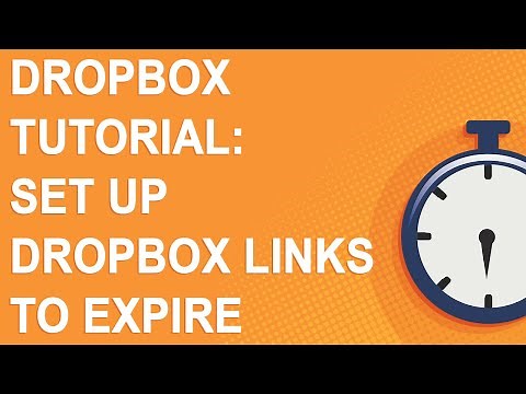 Dropbox tutorial: How to set Dropbox links to expire (2021)