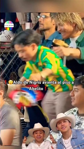 ‼️😲AL PISO cae Abelito después de que Aldo de Nigris lo aviente.