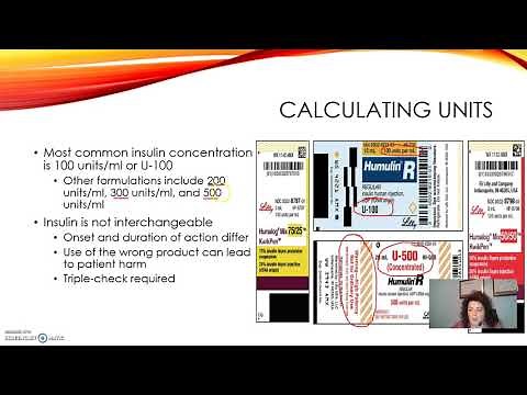Pharmacy Calculations- Insulin Supplemental Lecture