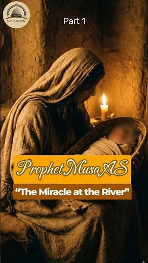Prophet Musa Part 1 “The Miracle at the River” #islamicshorts #islamicvideo #islam