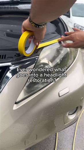 1K views · 4 comments | Ever wondered what a headlight restoration entails? Here you go! | High Roller Detailing & Ceramic Coating | Facebook