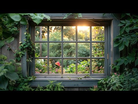 Rustic Farmhouse Backyard Garden with Charming Old-to-New Upcycled Decor