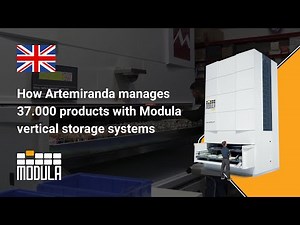 How Artemiranda manages 37.000 products with Modula vertical storage systems