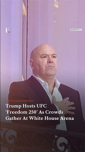 Trump Hosts UFC ‘Freedom 250’ As Crowds Gather At White House Arena | N18G