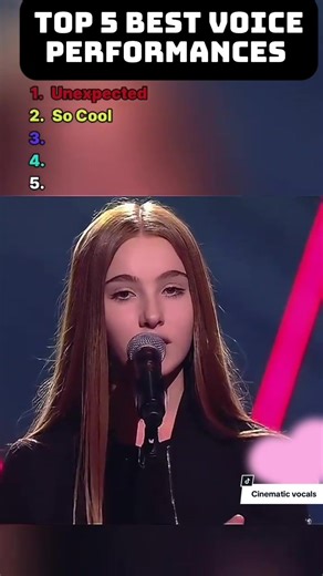 Top 5 Voice Performances (incredible) #voice #performance #singing