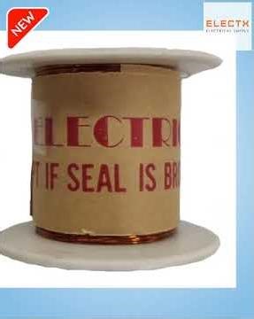 Philflex 100 Grams Magnet Wire AWG 33 Enameled Copper Wire 0.18mm Heavy Formix Approx 400 Meters ...