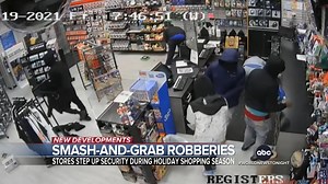 SMASH-AND-GRAB ROBBERIES: Police around California and Chicago are looking for thieves who have robbed retailers like Nordstrom and Apple in the past week. Zohreen Shah reports as law enforcement ramps up its presence heading into the holidays. https://abcn.ws/3nVOuIj | ABC World News Tonight with David Muir