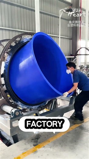Rotational Molding of Plastic Boats #shortsviral