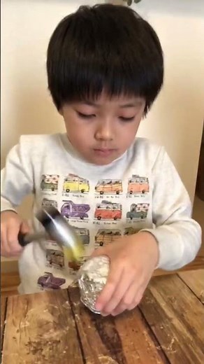 アルミ玉を作る