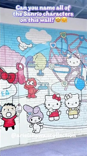 Only a true Sanrio stan can name them all 🫣🧱 #shorts #sanrio #hellokitty #challenge #kawaii