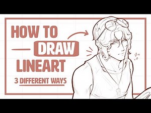 How to Draw Lineart 3 Different Ways! | Anime Lineart Tutorial