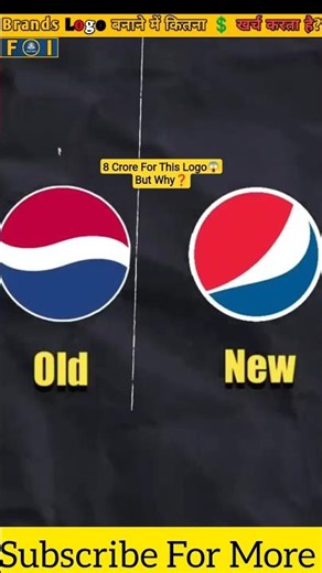 Big Brands Logo Cost EXPOSED 😱 | Pepsi ₹8 why ? #facts #shorts