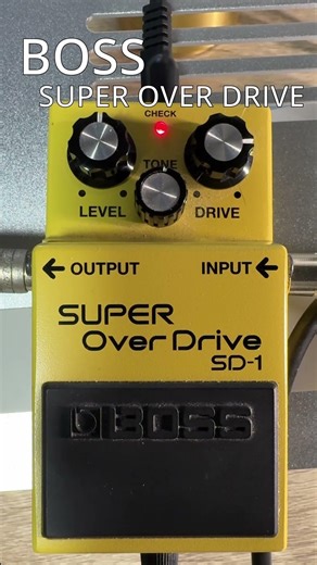 Boss super over drive#Boss #superoverdrive#guitar#機材紹介