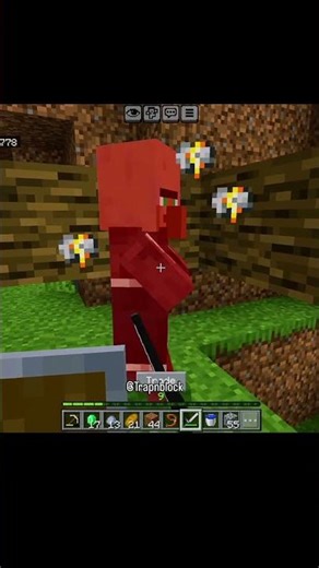 That one wrong hit in minecraft😆... #minecraft