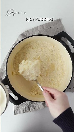 Rice pudding with condensed milk