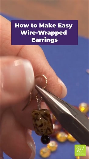 A few simple bends and wraps are all it takes to turn beads into beautiful earrings! This quick tutorial shows how to make perfect wire loops that hang straight every time. 👉 Ready to make your projects stress-free? Grab our free Jewelry Wire Gauge Chart and know exactly which wire to use for every design: https://bit.ly/Wire-Gauge-Chart | WireJewelry