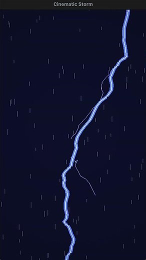 Cinematic Rain & lightning Effect | python pygame