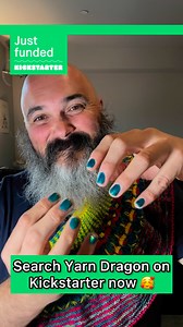 126K views · 2.5K reactions | Our Kickstarter is funded! I’m celebrating with some knitting and new nail polish from Holo Taco. You can contribute until May 19th! Search Yarn Dragon on Kickstarter 殺 | Yarn Dragon | Facebook