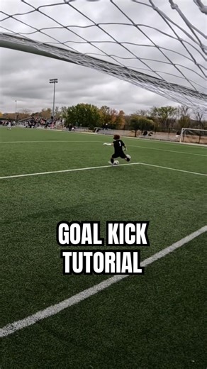 Goal Kick Tutorial🧤👀#goalkeepertraining #goalkick #goalkeeper #tutorial