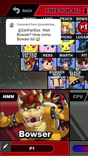 Bowser's Entrance In Metal Mode | Super Smash Flash 2