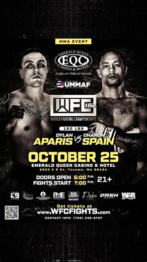 Emerald Queen Casino on Instagram: "@eddie.blackburn & Cam break down the up-and-coming @dylan_aparis vs. @charonspain fight at WFC 182—this fight is going to be epic! 🥊💥 #WFC182 #MMA #FightBreakdown #EddieAndCam #eqcasino"