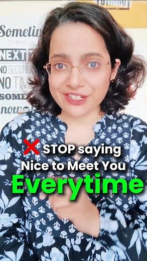 5 Better Ways to Say "Nice to Meet You" in English | Spoken English Tips #englishcaffe