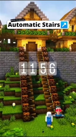 How to Build EASY Automatic Stairs in Minecraft! (1.21+)