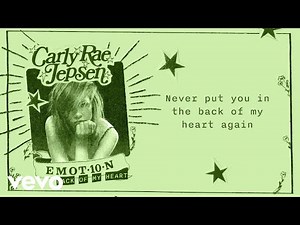 Carly Rae Jepsen - Back Of My Heart (Lyric Video)