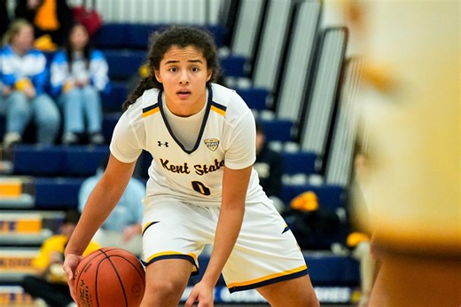 Caitlyn Holmes, Izzy Callaway debut in Kent State vs. Akron basketball