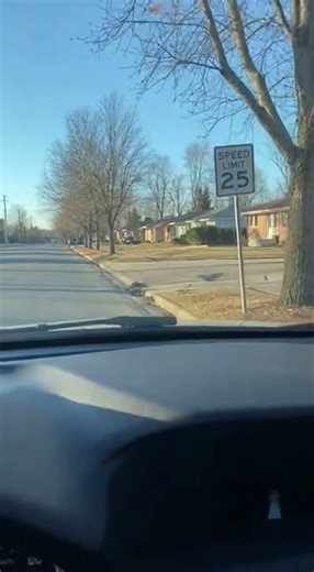Road Sign Mysteriously Collapses!