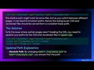 Fixing CSS Issues with Express EJS Layouts