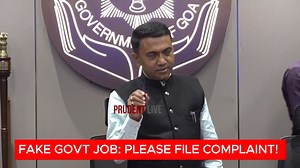 7.3K views · 104 reactions | Fake Govt Job: Please File Complaint! CM Sawant appeals people to come forward & file police complaint if anyone has taken money from them on pretext of providing govt job #Goa #BreakingNews #Goanews #Crime #Fakejob | Prudent Media | Facebook