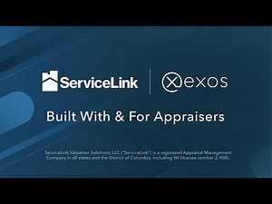EXOS Valuations: Built With & For Appraisers | ServiceLink