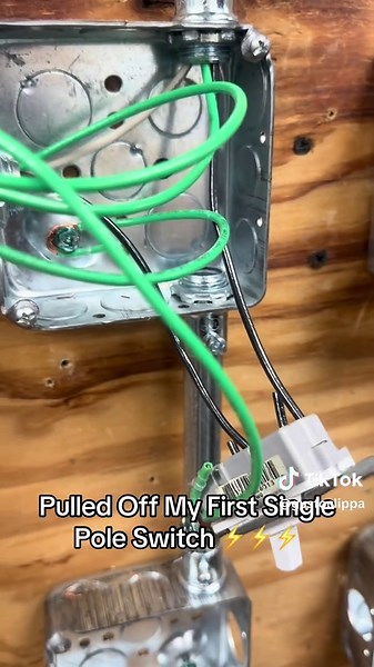 First Single Pole Switch Installation Experience