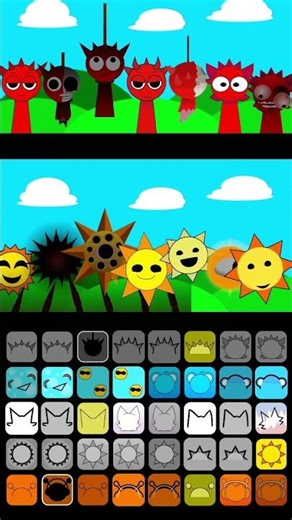 sprunki mr. sun vs raddy 🔴 #duomix #feedshorts #incrediboxsprunki #games #phase #raddy #mrsun